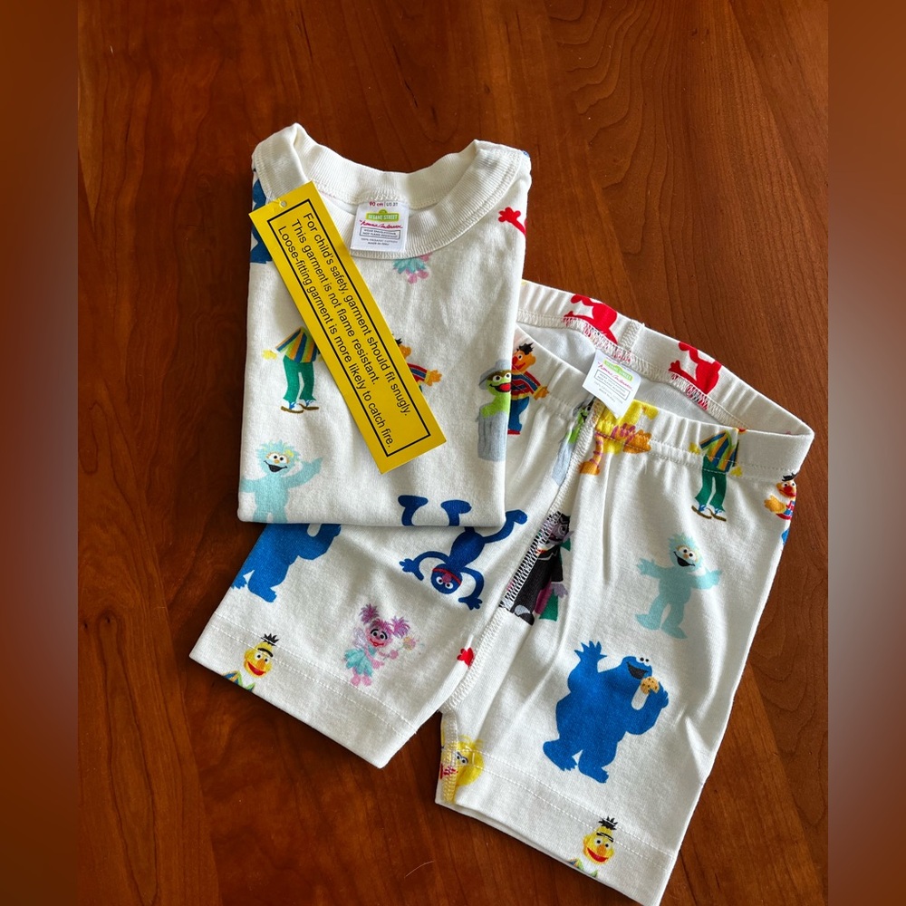 Hanna Andersson x Sesame Street Organic Pajama Set (3T)